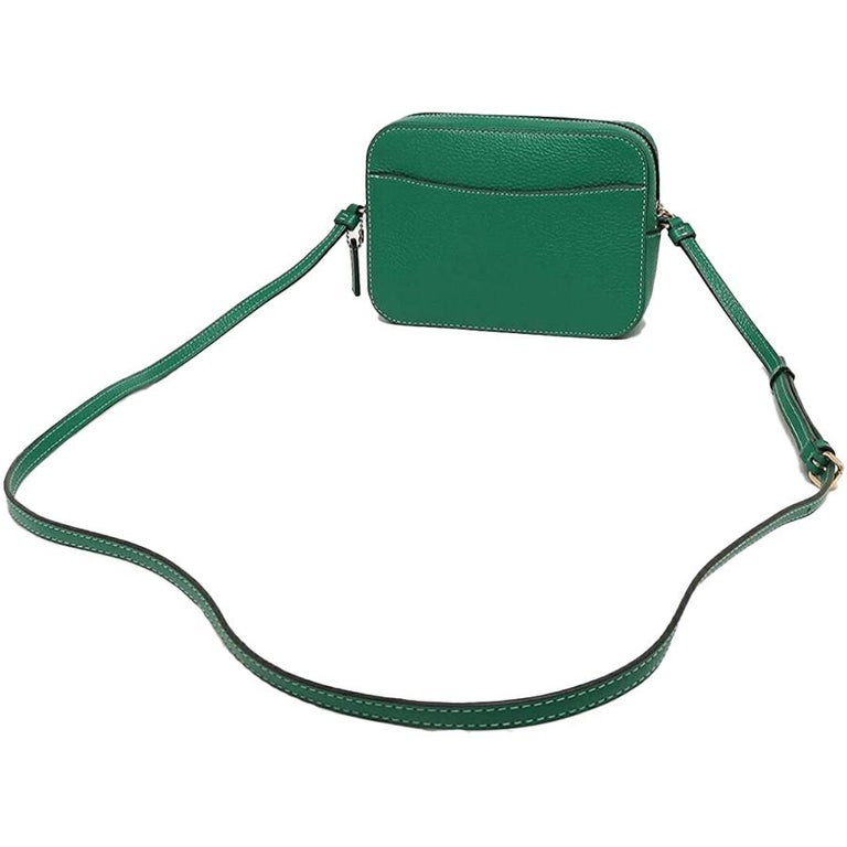 NEW Coach Green Mini Leather Camera Crossbody Bag For Sale at 1stDibs coach green crossbody bag