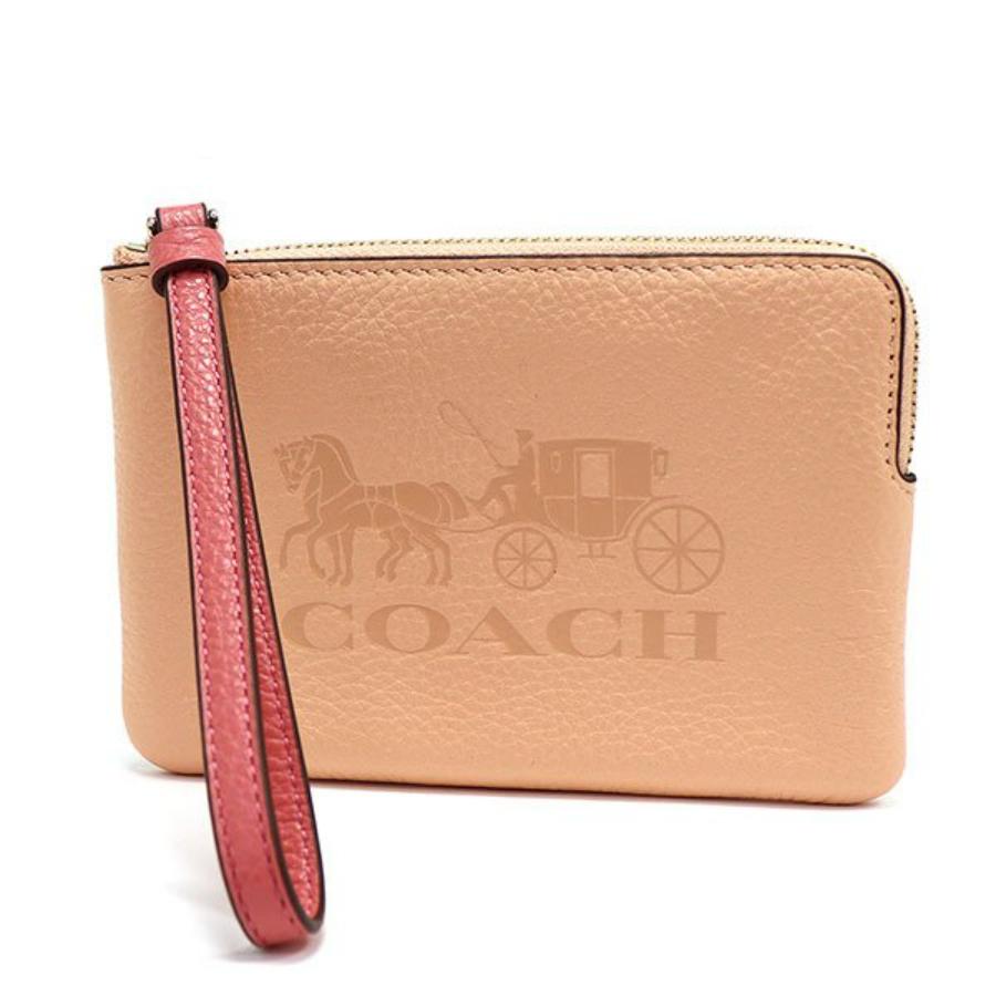 coach pink clutch bag