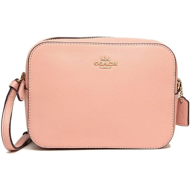 NEW Coach Pink Mini Leather Camera Crossbody Bag For Sale at 1stDibs