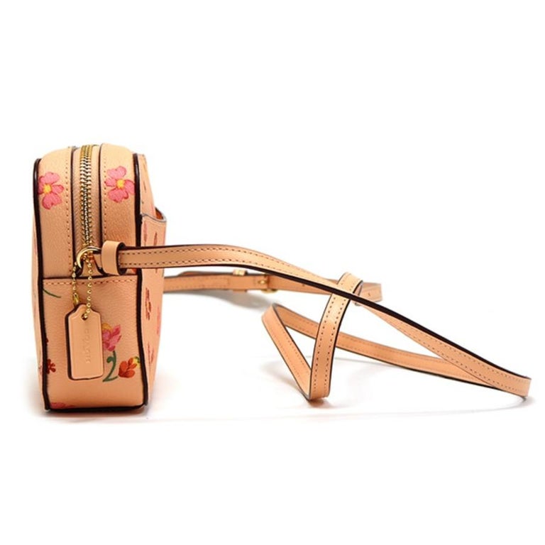 mini camera bag with mystical floral print