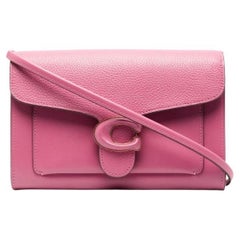 NEW Coach Pink Tabby Chain Clutch Leather Clutch Crossbody Bag For Sale at  1stDibs