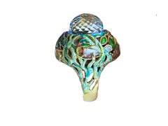 Shimmering Pond Ring by Konforti Jewelry, 18K Gold & 33.3ct Topaz