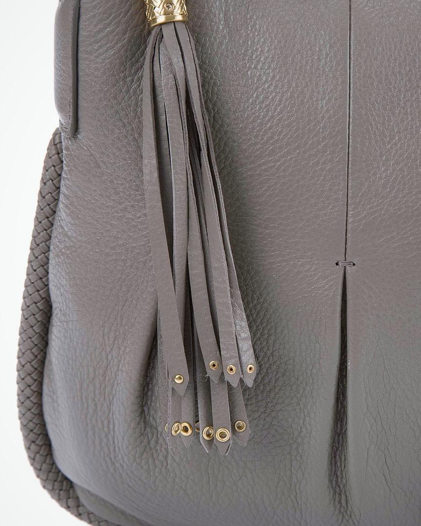 Neu Cole Haan Napa Leder Umhängetasche in Taupe im Angebot 2