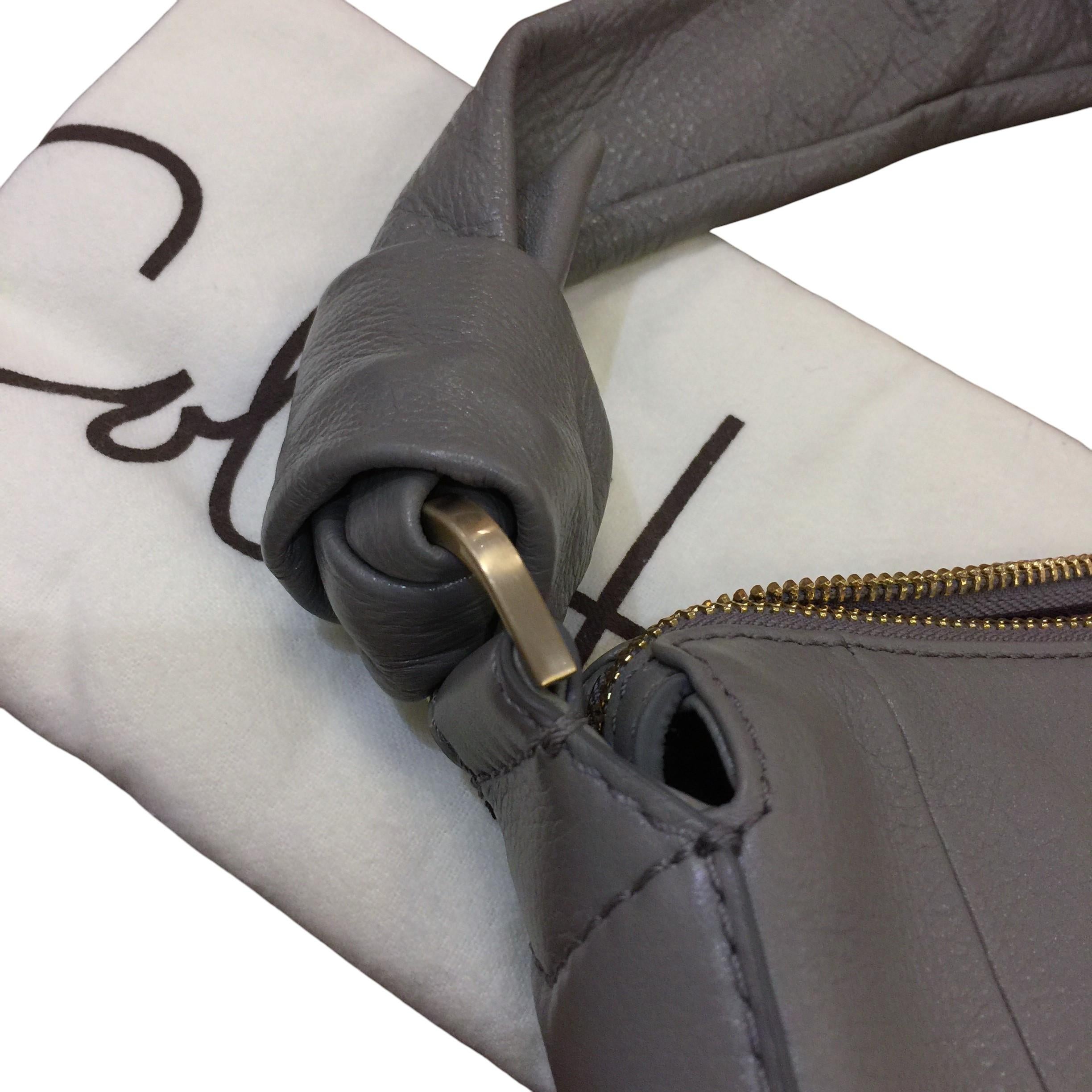Neu Cole Haan Napa Leder Umhängetasche in Taupe im Angebot 4