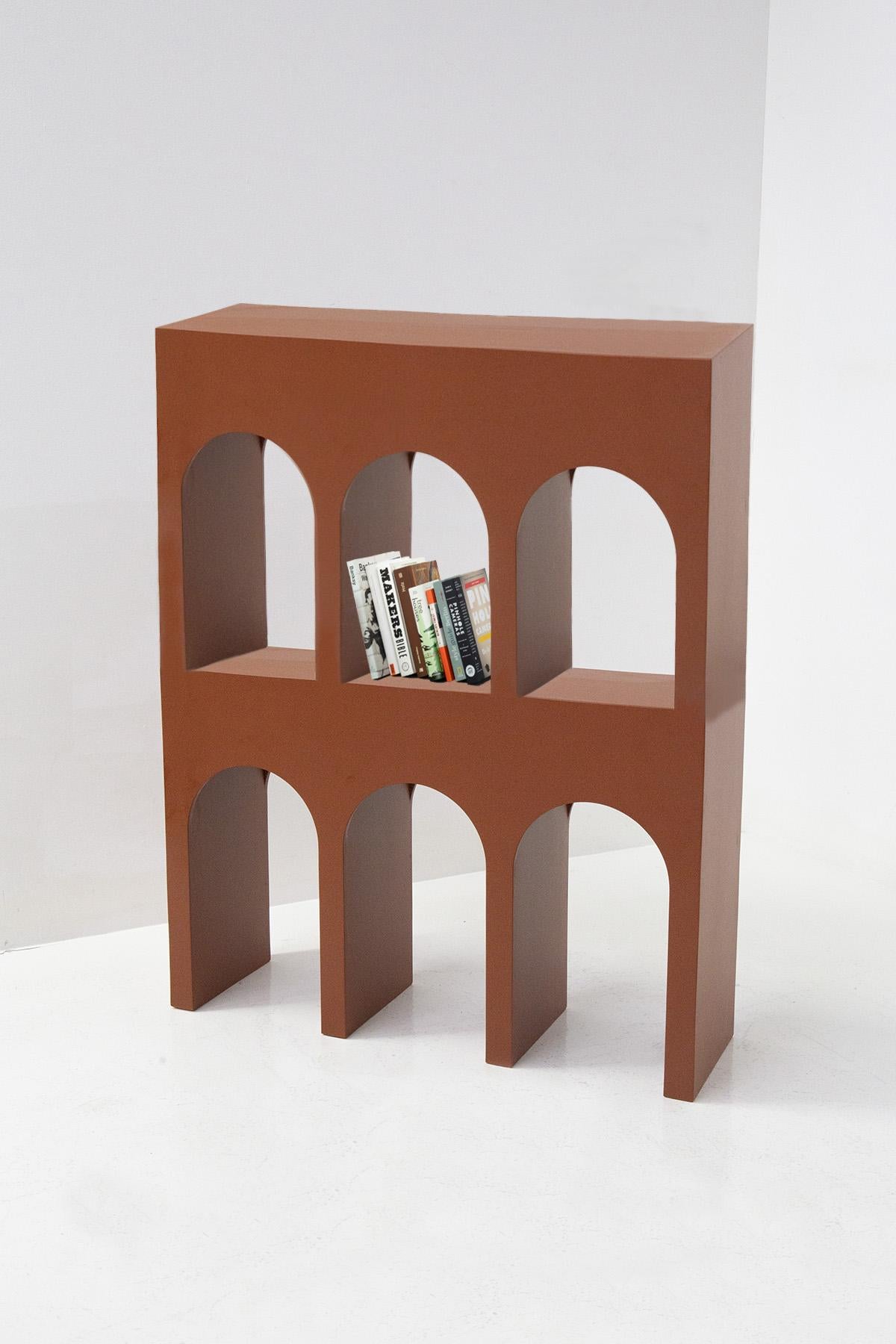 Wood New Collection: Contemporary Arcadia Bookstore production by Vintage Domus For Sale