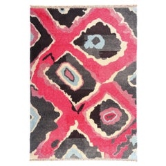 Un nuovo tappeto Tulu contemporaneo e colorato ispirato a Sonia Delaunay