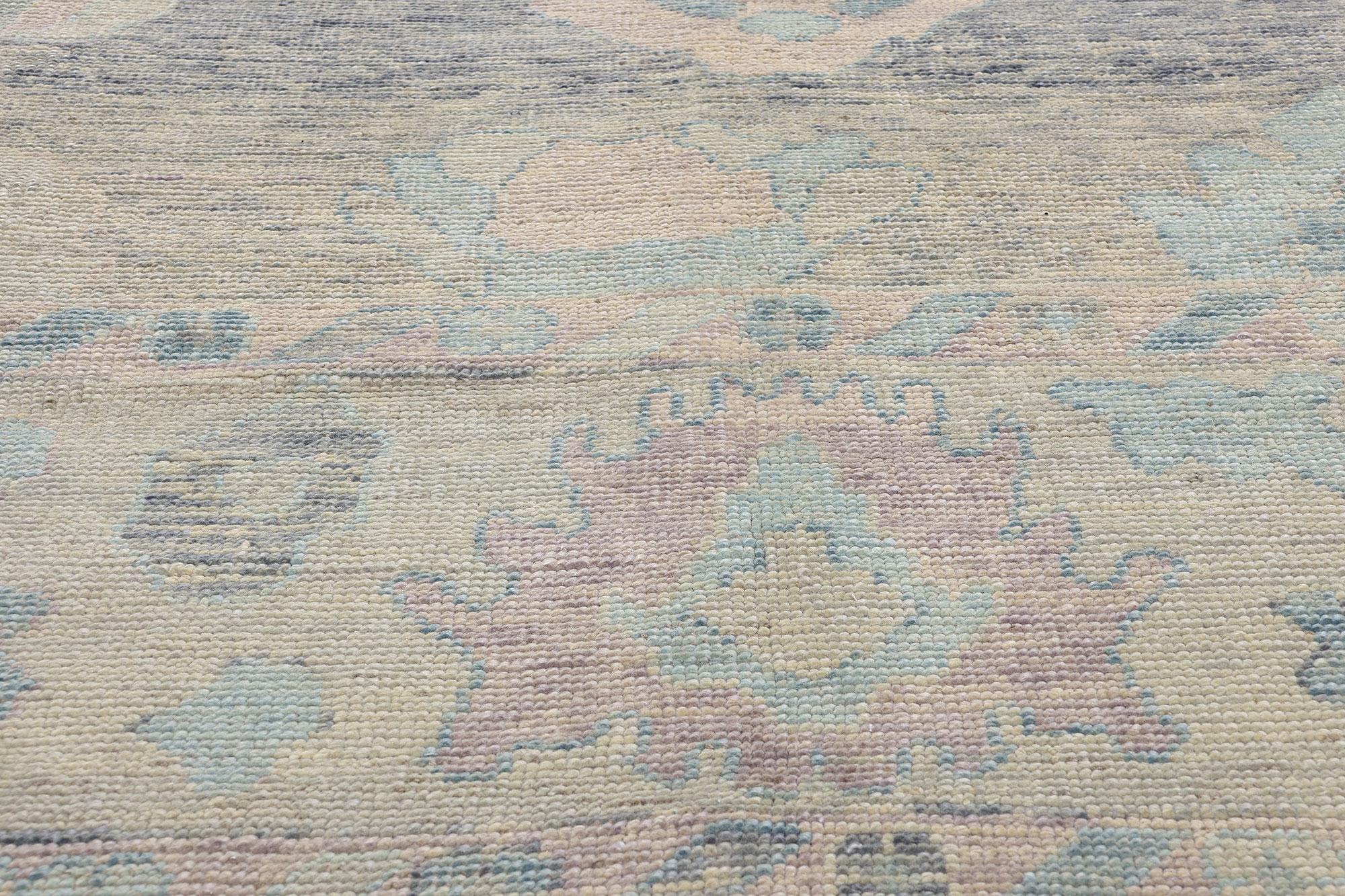 Nuovo tappeto turco colorato Oushak moderno con stile contemporaneo In condizioni Nuovo in vendita a Dallas, TX