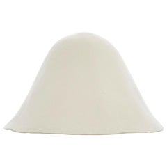 new COMME DES GARCONS HOMME PLUS AW15 beige wool felt structured bowl hat