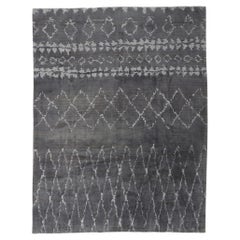 New Contemporary Abstract High-Low Rug