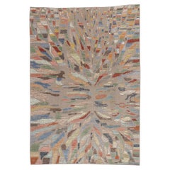 New Contemporary Abstract High Low Textured Carpet with Modern Style