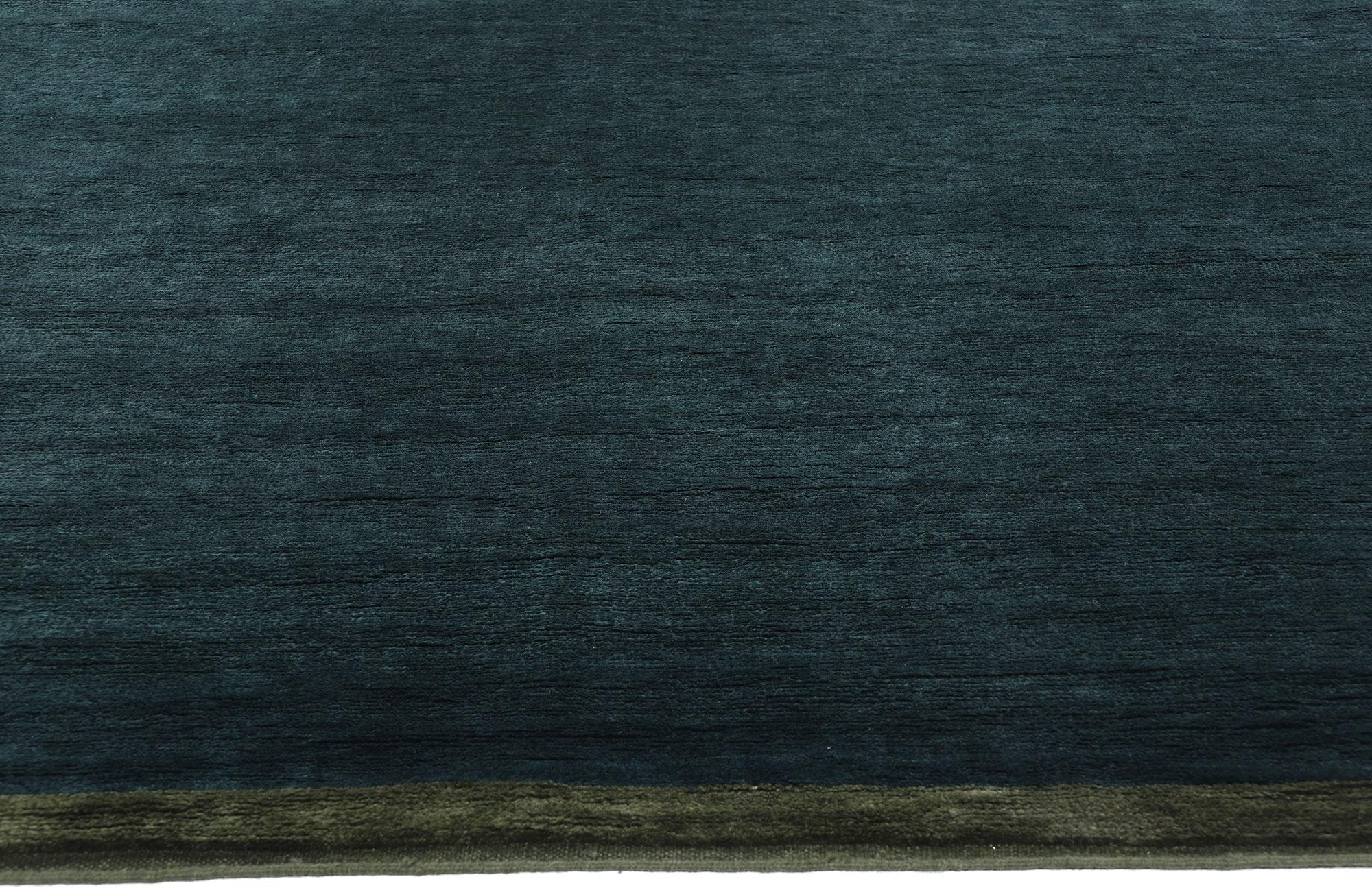 Indian New Contemporary Abstract Moroccan Rug Inspired by Mark Rothko