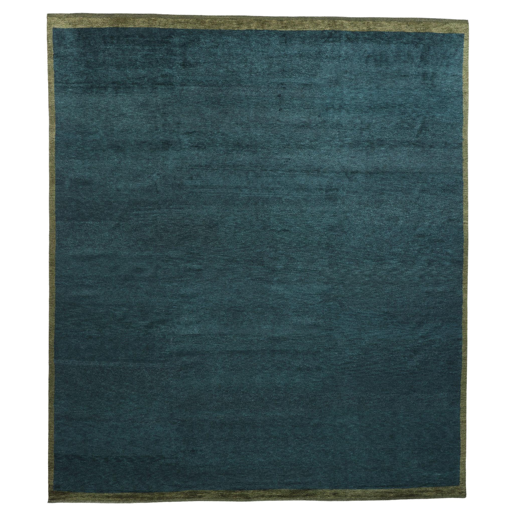 Nueva alfombra marroquí abstracta contemporánea inspirada en Mark Rothko