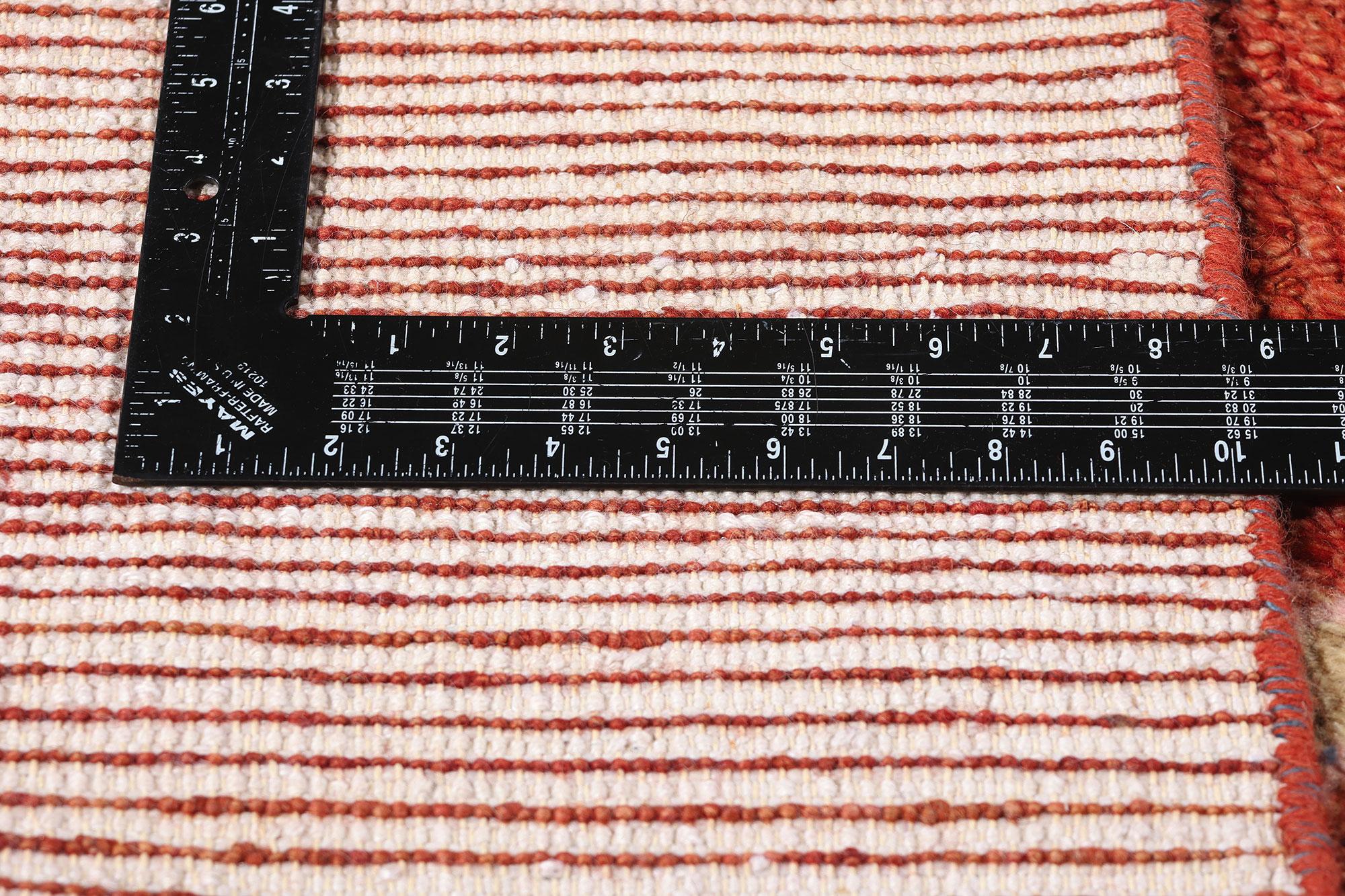 Contemporary New Brutalist Modern Moroccan Rug, 10'00 x 14'01 For Sale