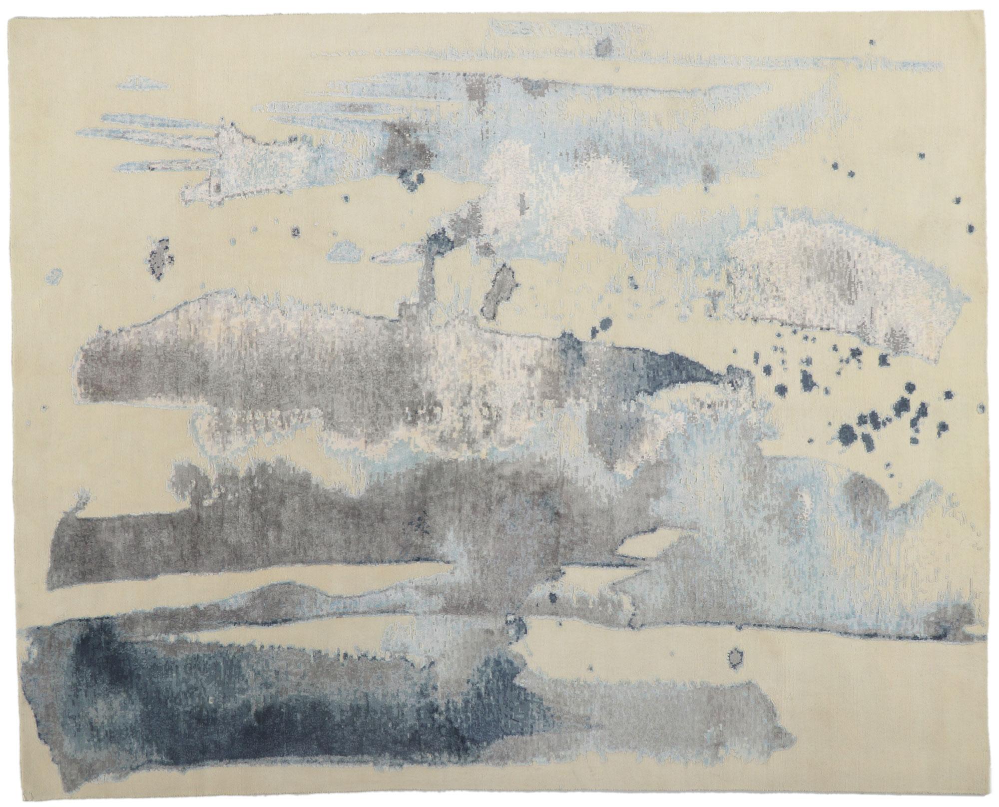 Neuer Contemporary Abstract Rug inspiriert von Clyfford Still im Angebot 2