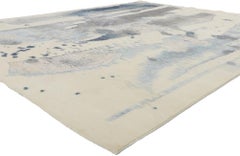 New Contemporary Abstract Rug Inspired by Clyfford Still