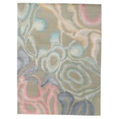 New Contemporary Abstract Rug Inspired by Georgia O'Keeffe