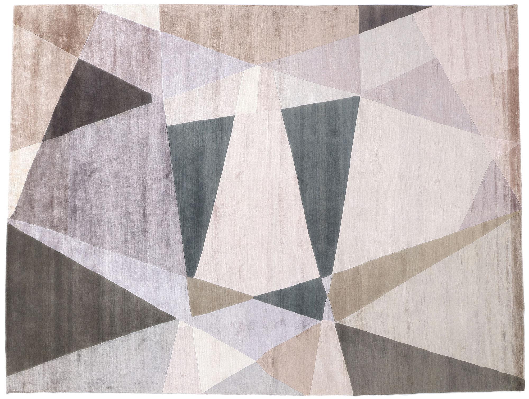 Nouveau tapis abstrait contemporain inspiré par Theo van Doesburg et Sonia Delaunay en vente 2