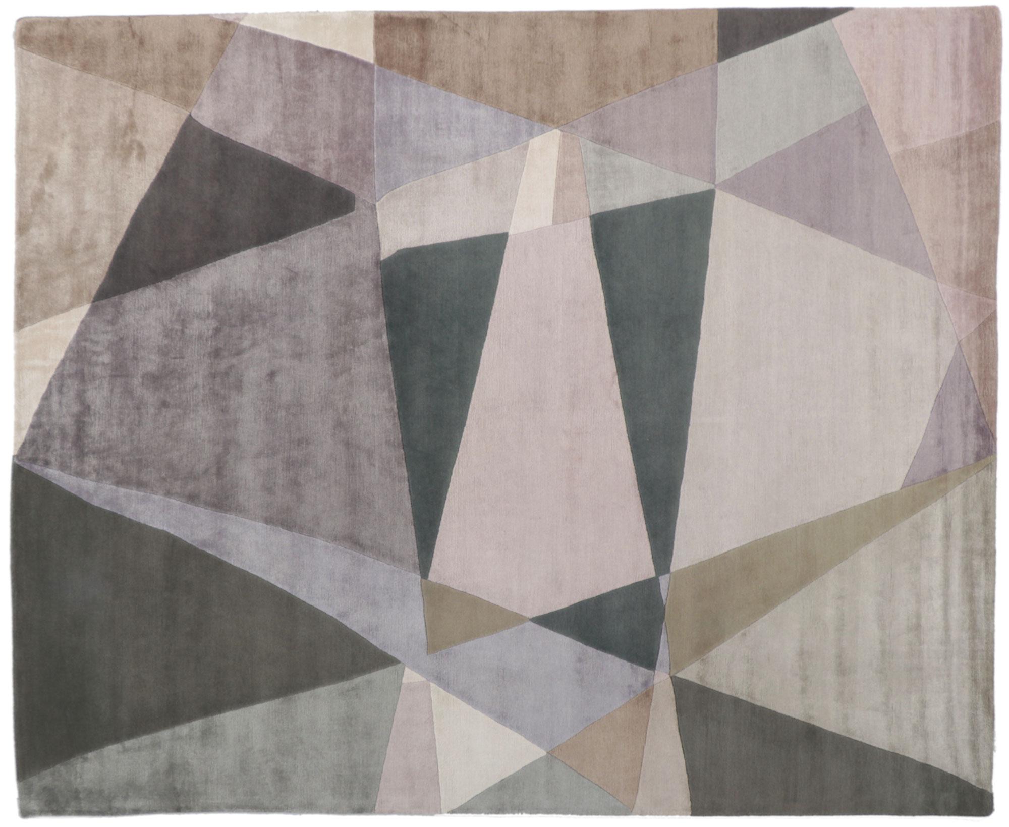 Nuovo tappeto astratto contemporaneo ispirato a Theo van Doesburg e Sonia Delaunay in vendita 1