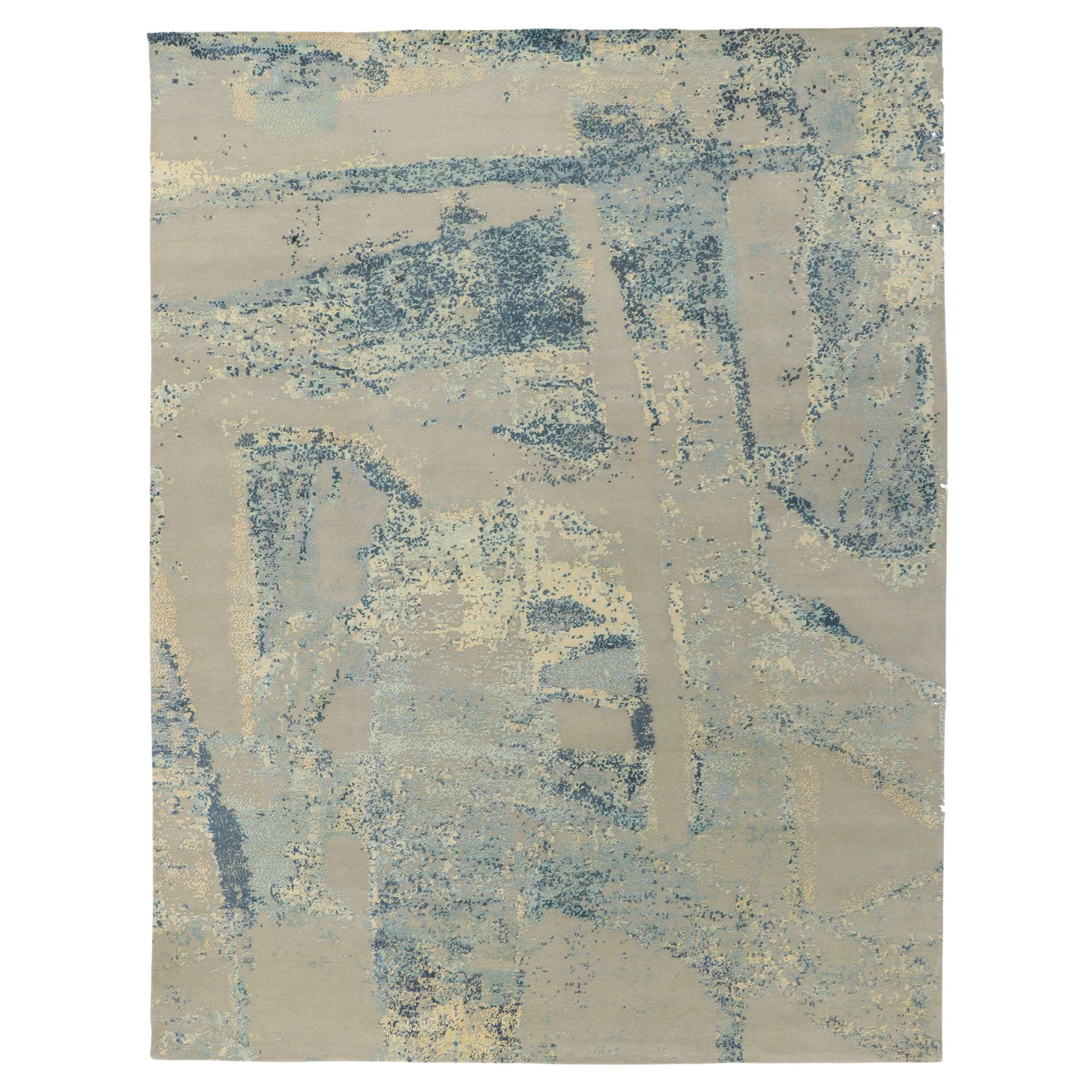New Contemporary Abstract Rug Inspired by William Baziotes