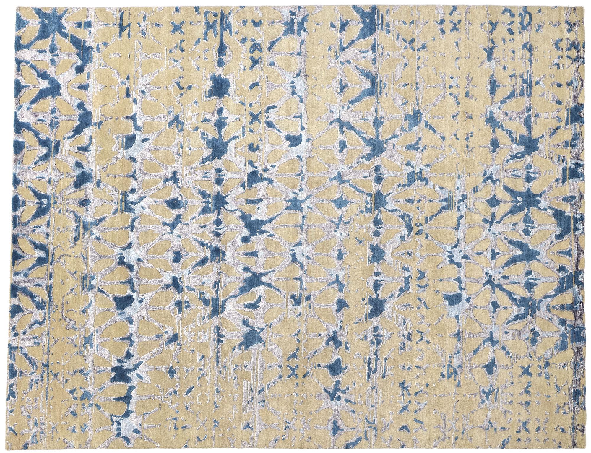New Contemporary Abstract Wool & Silk Rug im Angebot 2