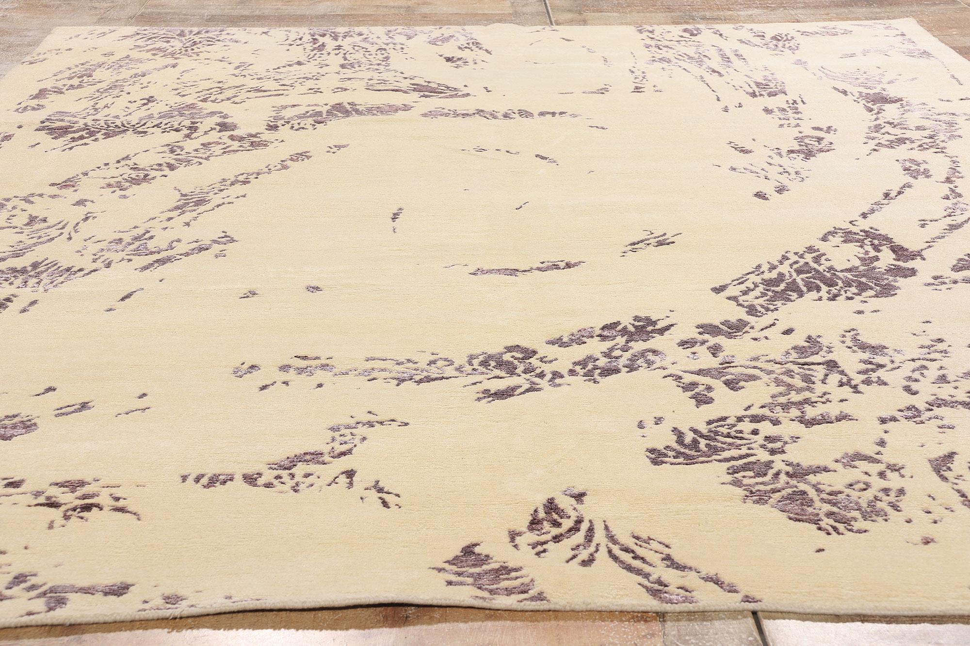 New Ethereal Reverie Contemporary Carpet with Enigmatic Abstract Expressionism For Sale 8