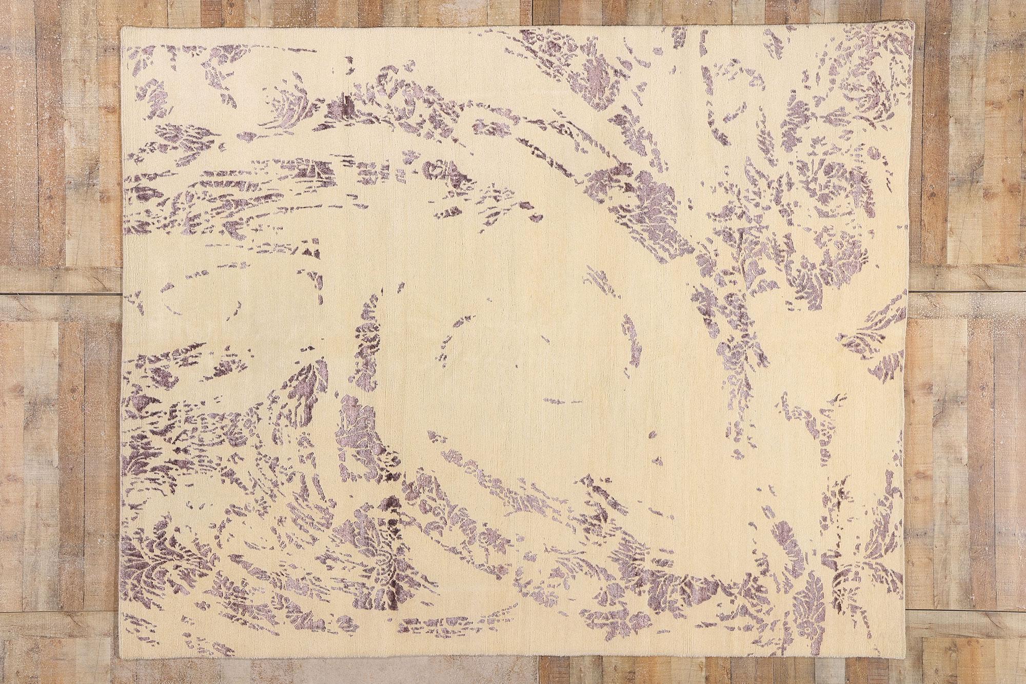New Ethereal Reverie Contemporary Carpet with Enigmatic Abstract Expressionism For Sale 10