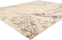 New Ethereal Reverie Contemporary Carpet with Enigmatic Abstract Expressionism