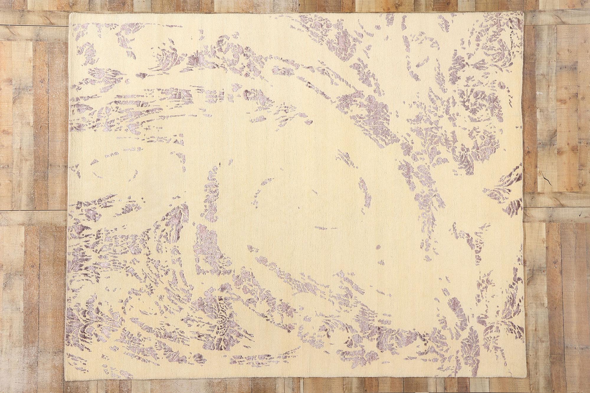 New Ethereal Reverie Contemporary Carpet with Enigmatic Abstract Expressionism For Sale 2