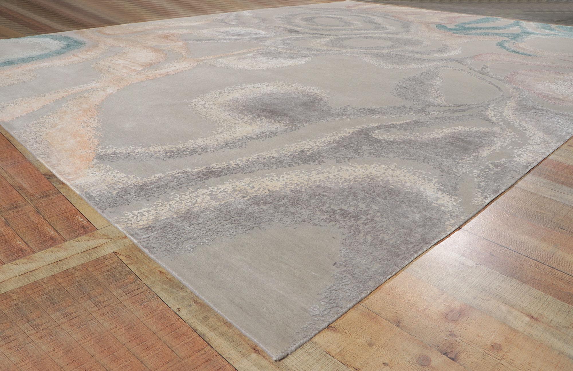 Nouveau tapis contemporain inspiré par Georgia O'Keeffe en vente 1