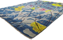 New Contemporary Area Rug Inspired by Joan Miro