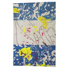 New Contemporary Area Rug Inspired by Joan Miro