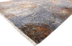 New Expressionist Contemporary Rug Inspired by Willem de Kooning