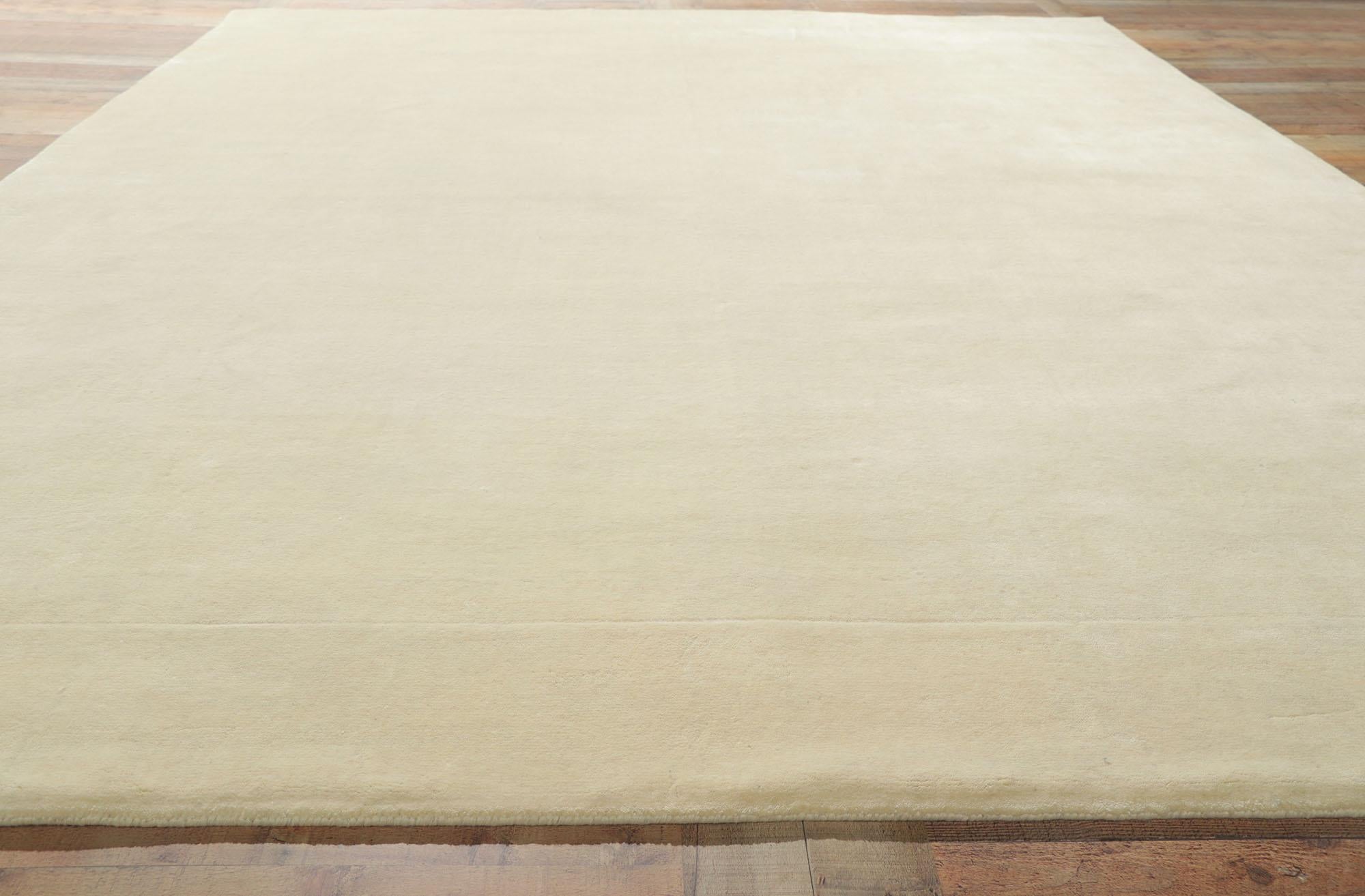 New Contemporary Area Rug with Minimalist Style For Sale 1