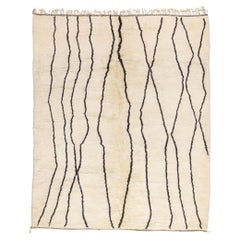 New Contemporary Beni Mirit Moroccan Rug with Organic Modern Style