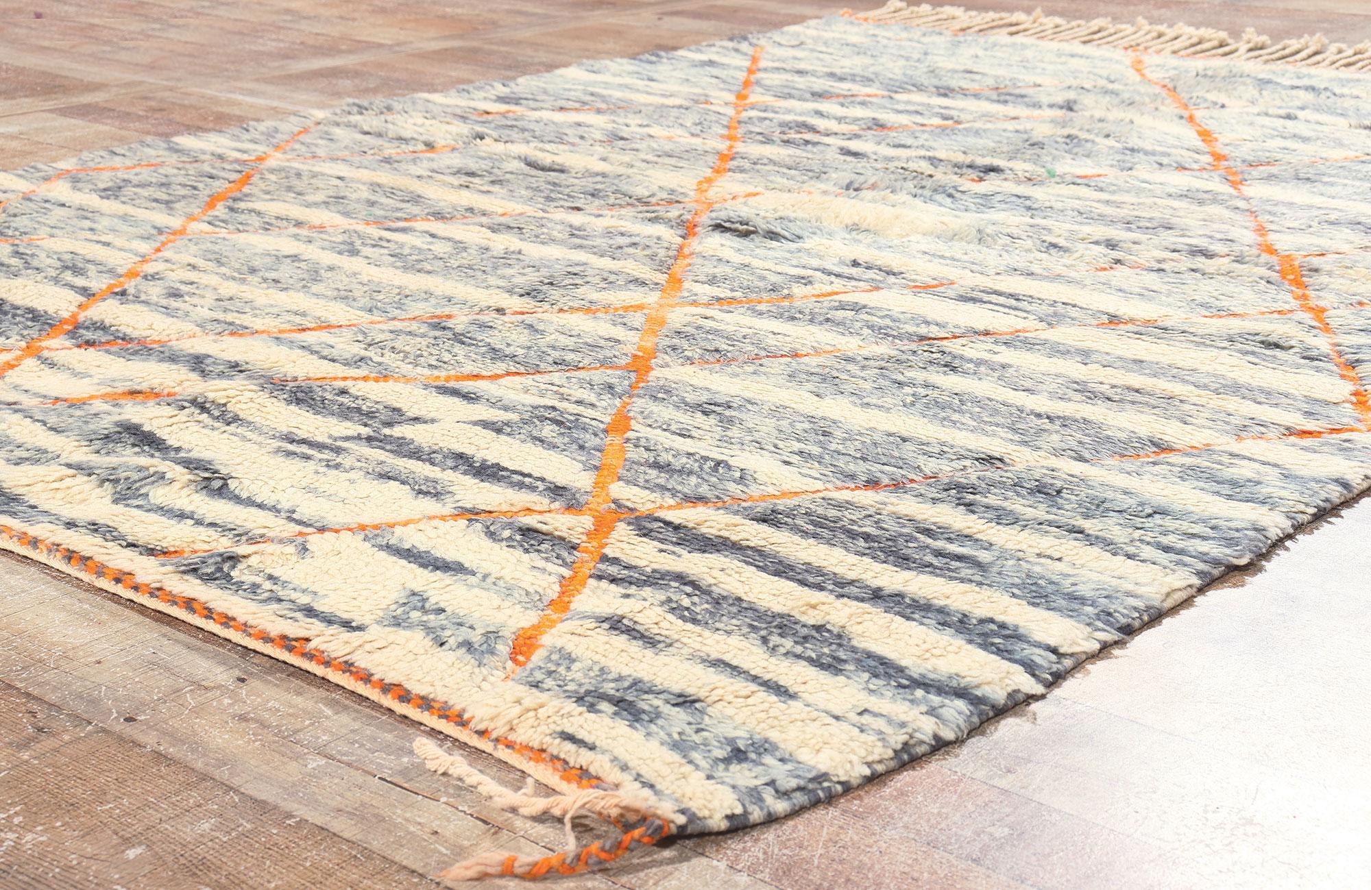 New Contemporary Beni Mrirt Carpet, Berber Moroccan Rug For Sale 1