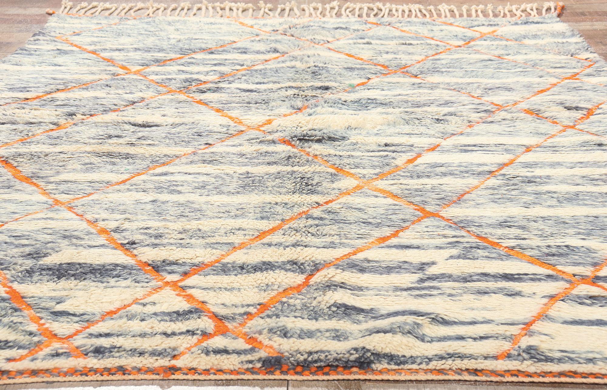 New Contemporary Beni Mrirt Carpet, Berber Moroccan Rug For Sale 2
