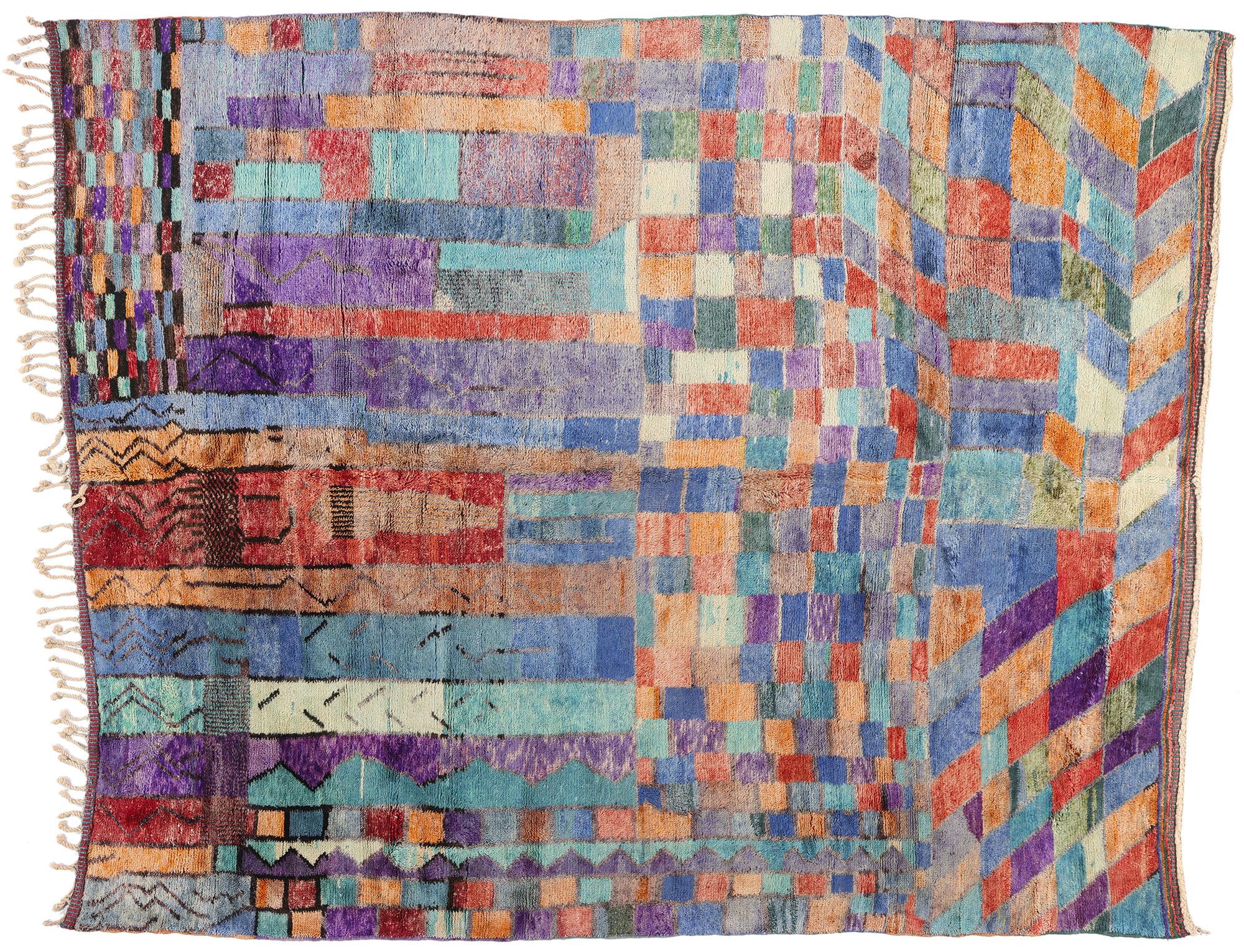 The Chromatic Reverie: A Rare Artistic Beni Mrirt Moroccan Masterpiece For Sale 4