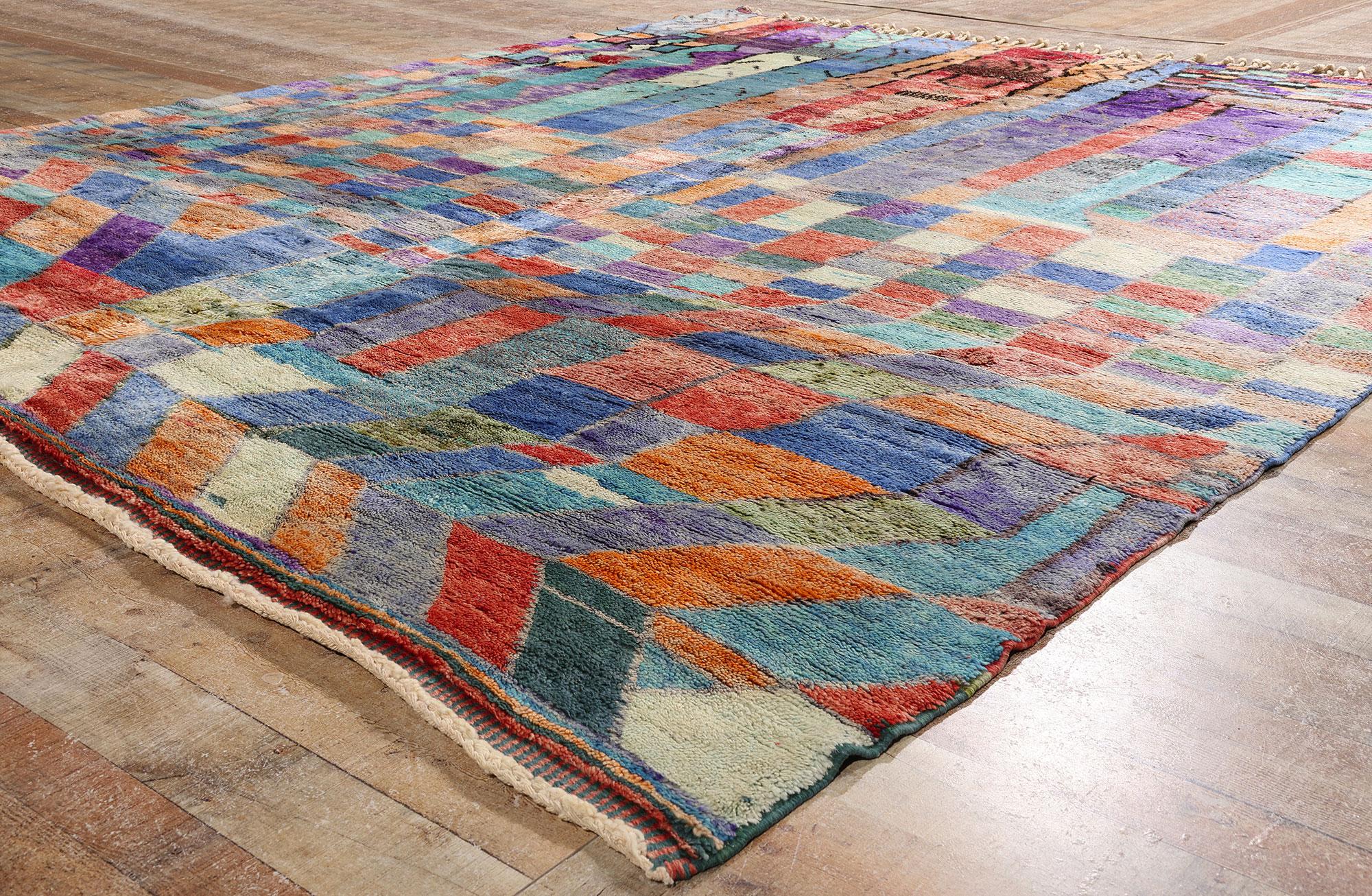 Aesthetic Movement The Chromatic Reverie: A Rare Artistic Beni Mrirt Moroccan Masterpiece For Sale