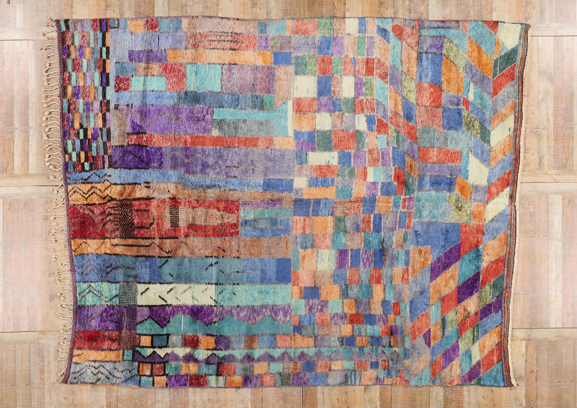 The Chromatic Reverie: A Rare Artistic Beni Mrirt Moroccan Masterpiece For Sale 1