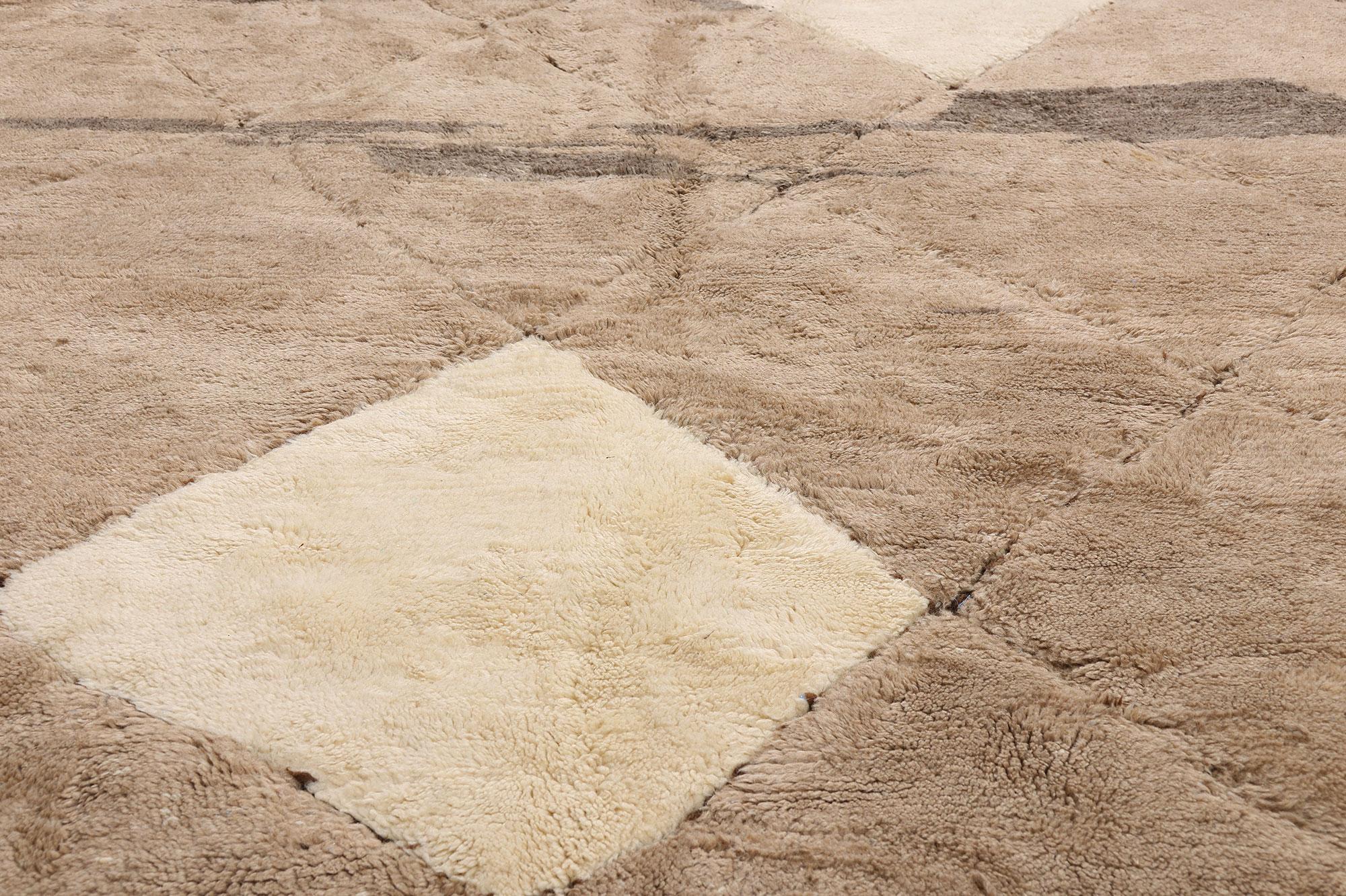New Contemporary Berber Beni Mrirt Moroccan Rug with Modern Style For Sale 1