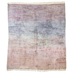 New Contemporary Berber Moroccan Area Rug with Bohemian Style and Ombre Effect