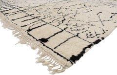 New Contemporary Berber Moroccan Rug Inspired by Cy Twombly