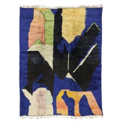 New Contemporary Berber Moroccan Rug Inspired by Paul Klee