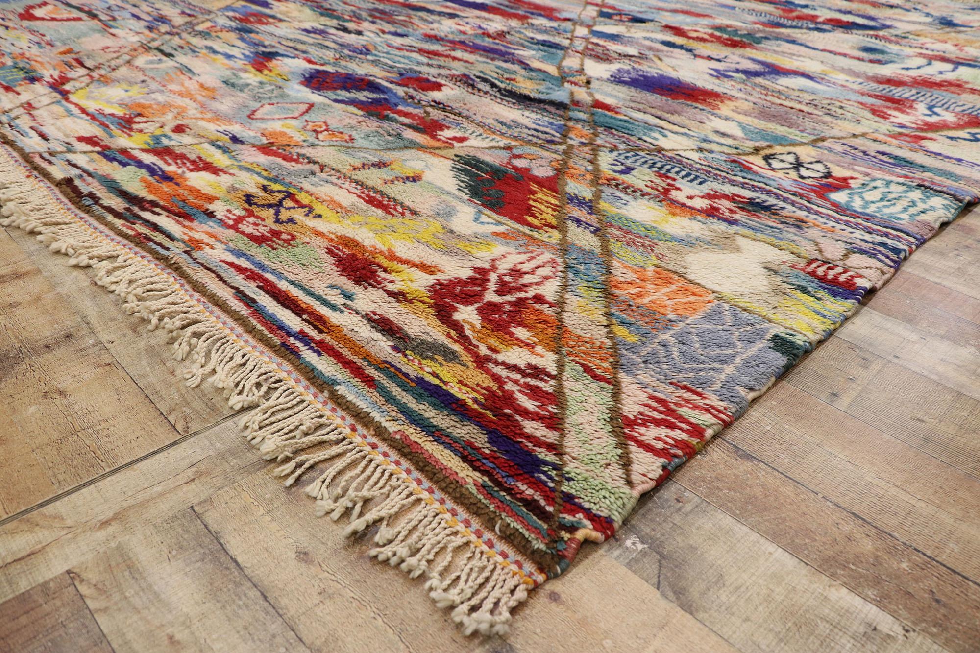 New Contemporary Berber Moroccan Rug with Abstract Expressionist Style For Sale 1