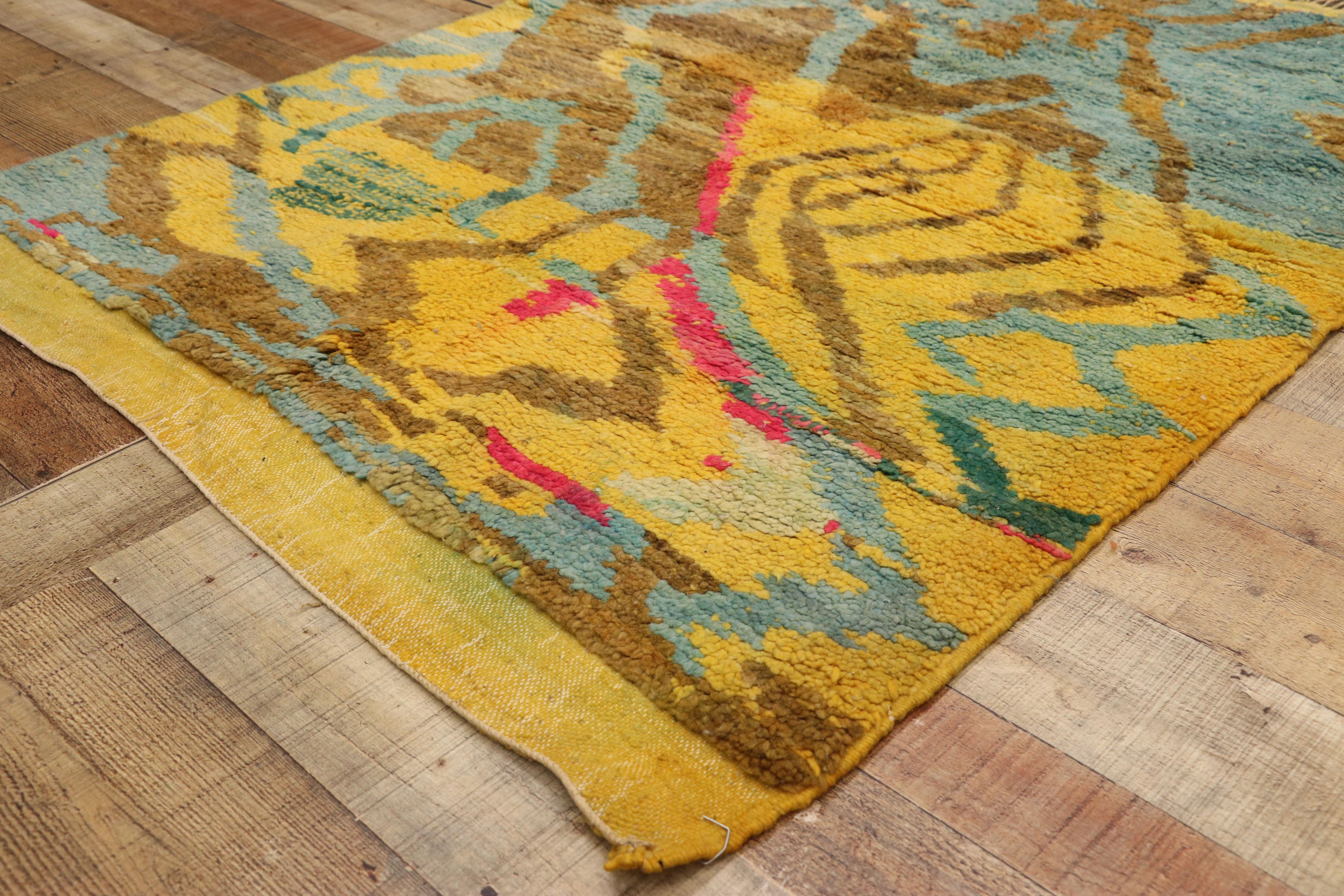 New Contemporary Berber Moroccan Rug with Abstract Expressionist Style For Sale 2