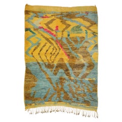 New Contemporary Berber Moroccan Rug with Abstract Expressionist Style