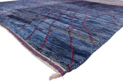 Oversized Abstract Moroccan Rug, Hotel Lobby Size Authentic Berber Carpet
