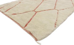 Nouveau tapis berbère marocain contemporain avec des vibrations de Hygge confortables et un style moderne