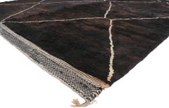 Large Authentic Berber Moroccan Rug, Earth-Tone Elegance Meets Rustic Luxe