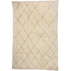New Contemporary Berber Moroccan Rug with Mid-Century Modern Style
